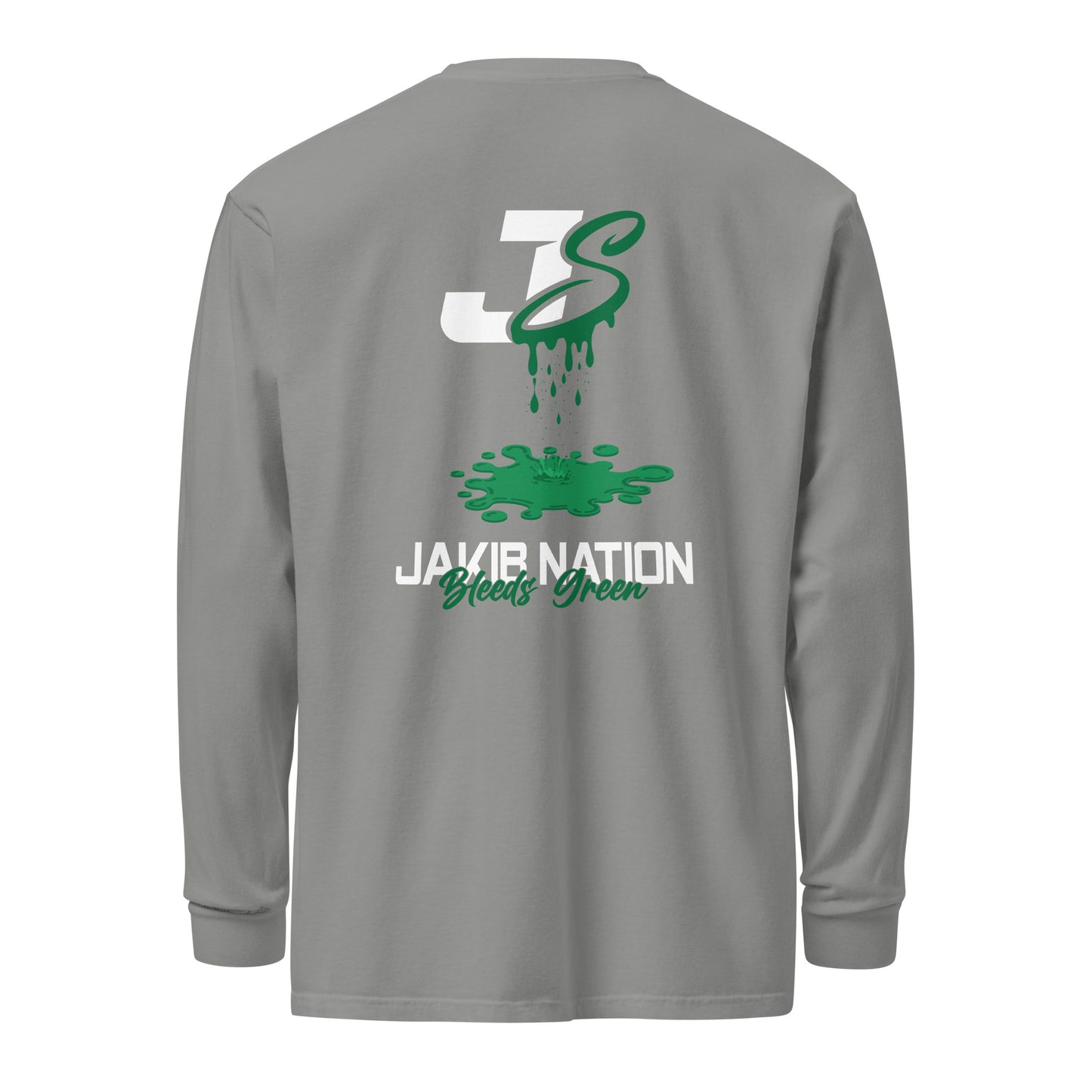 Bleed Green Long Sleeve - White Logo