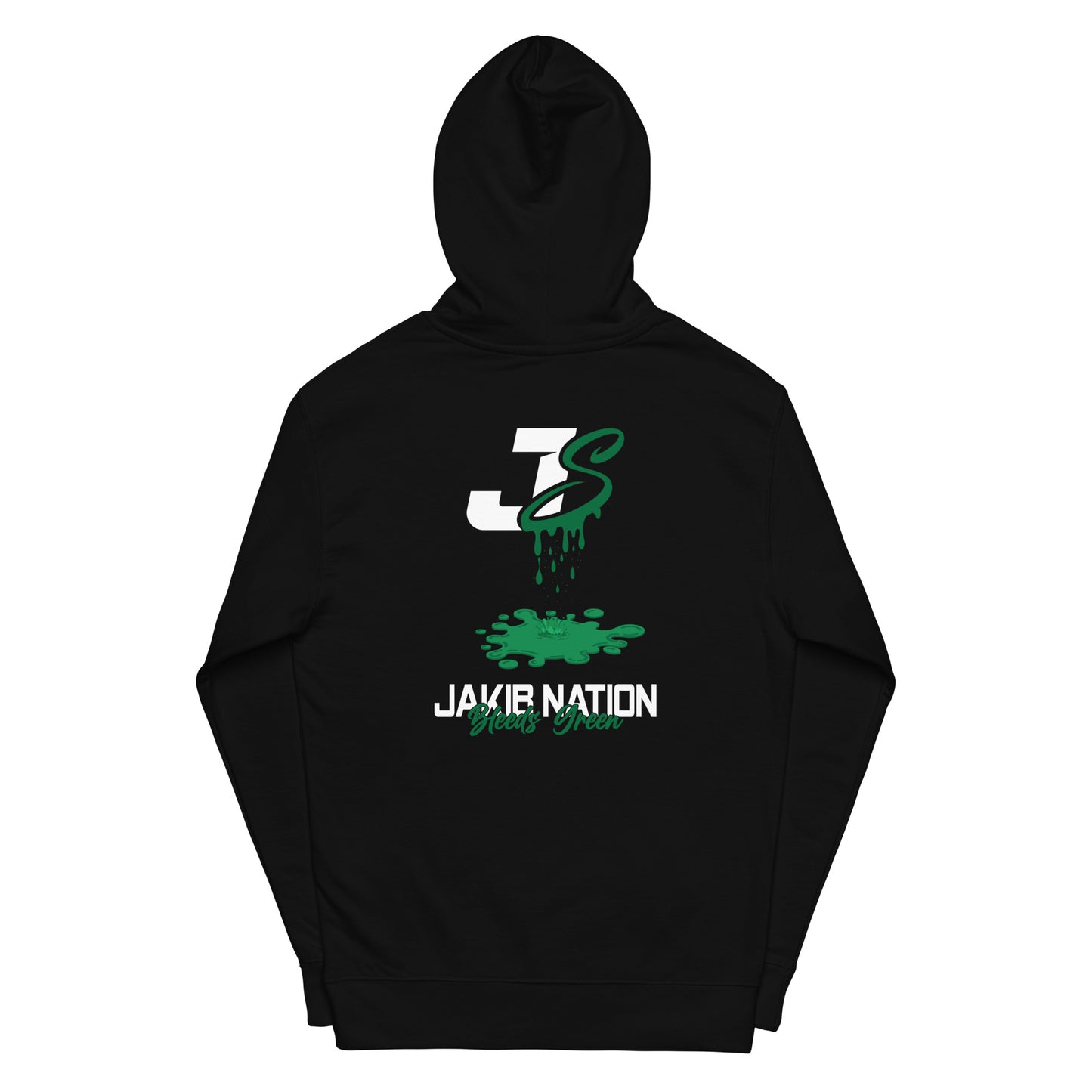 Bleed Green Hoodie - White Logo